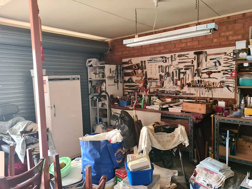 Before garage clearance service South Australia